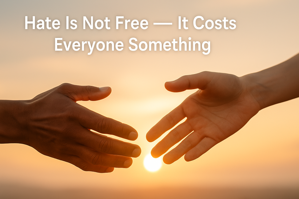 Hate Is Not Free It Costs Everyone Something