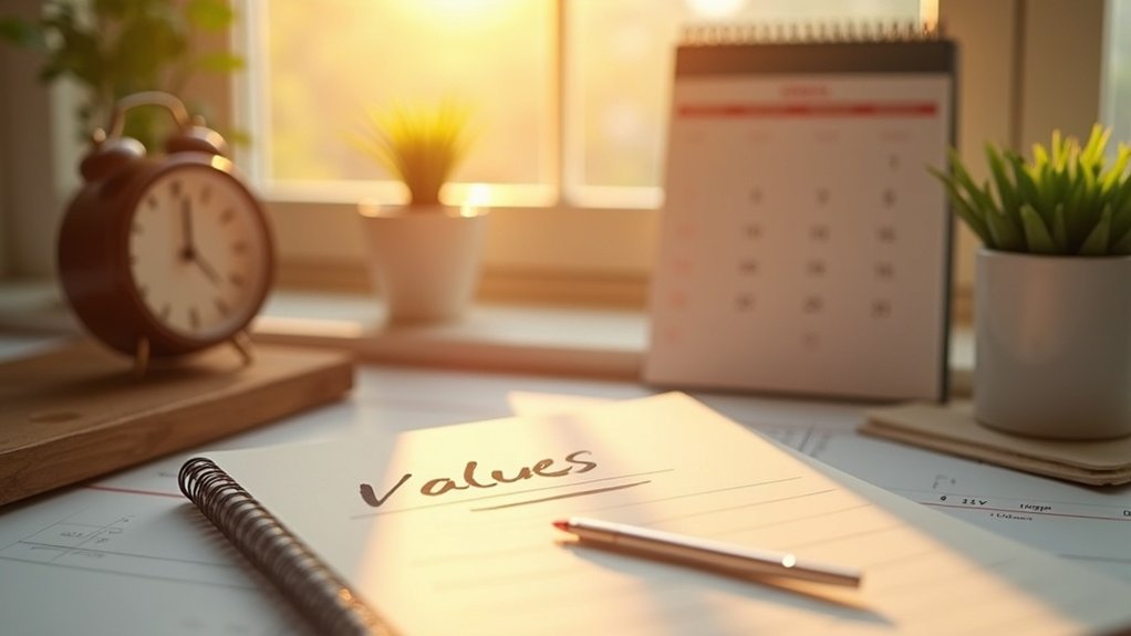 clarify values carve vision
