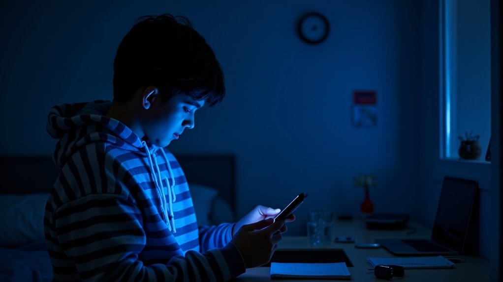 glowing screens disrupt sleep rhythms