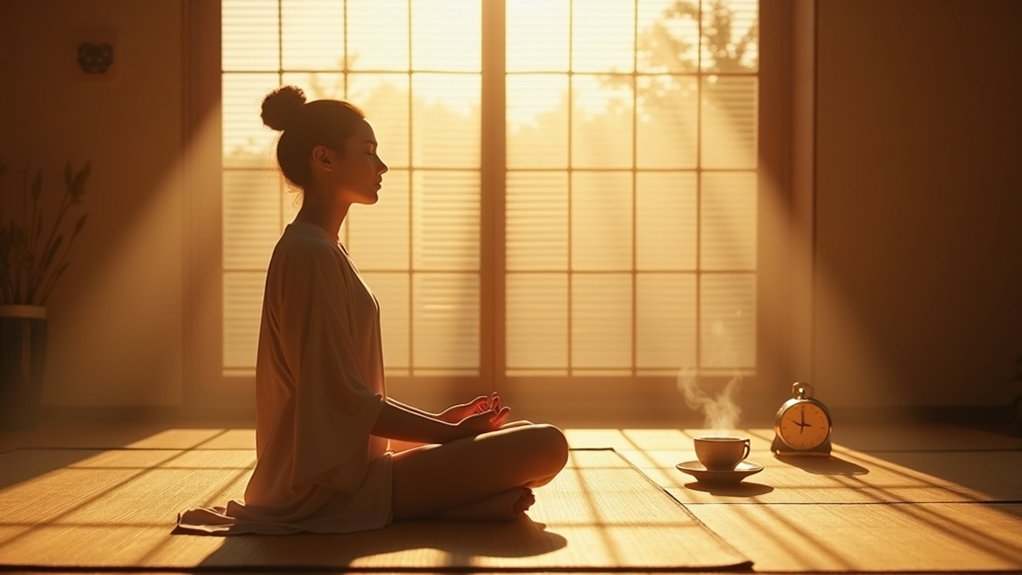 morning pause anchors breathing light intention